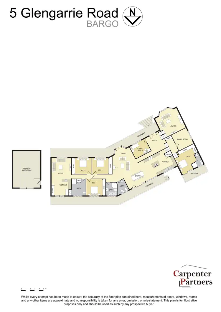 Floorplan of Homely house listing, 5 Glengarrie Road, Bargo NSW 2574