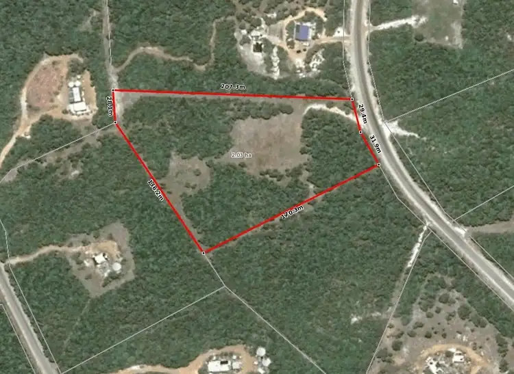 Floorplan of Homely land listing, 126 Wellstead Road South, Bremer Bay WA 6338