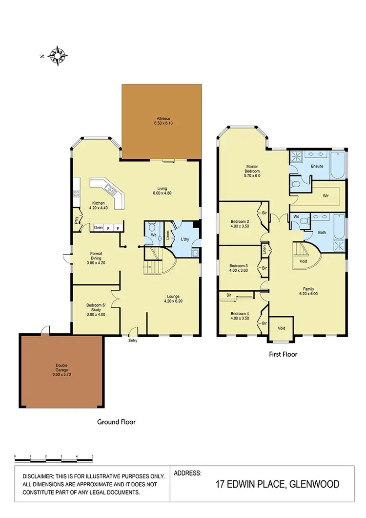 Floorplan of Homely house listing, 17 Edwin Place, Glenwood NSW 2768