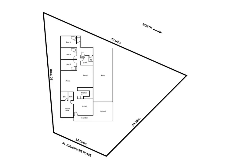 Floorplan of Homely house listing, 15 Ploughshare Place, South Lake WA 6164