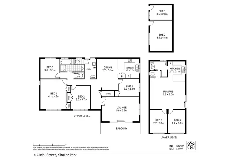 Floorplan of Homely house listing, 4 Cudal Street, Shailer Park QLD 4128