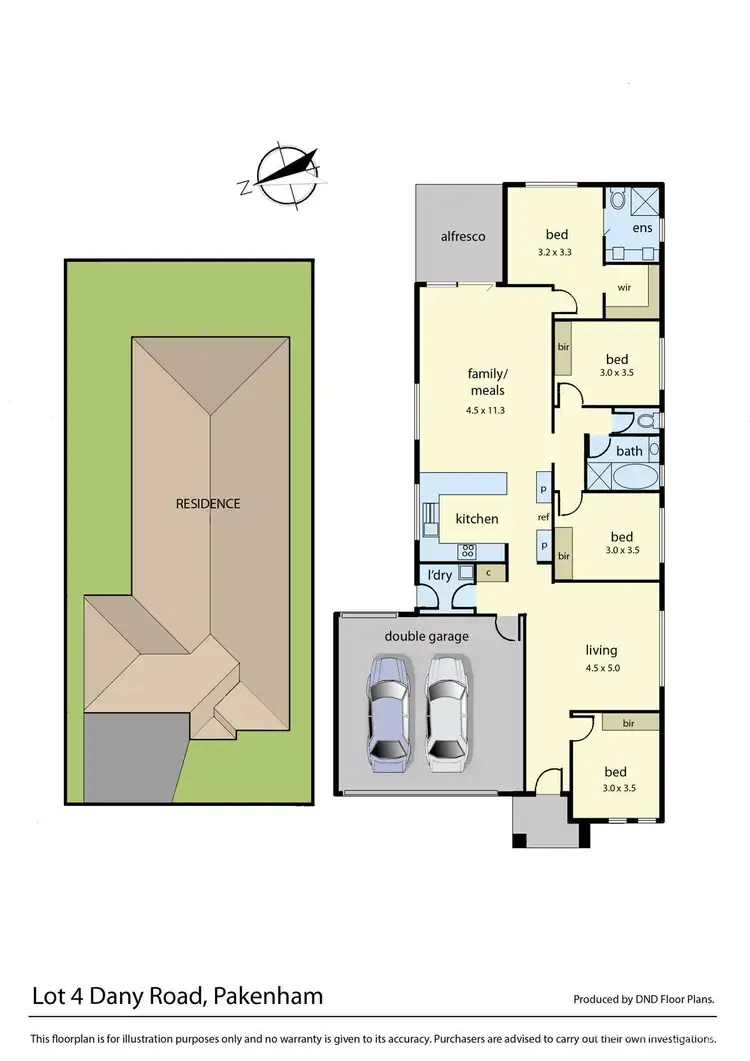 Floorplan of Homely house listing, 6 Dany Road, Pakenham VIC 3810