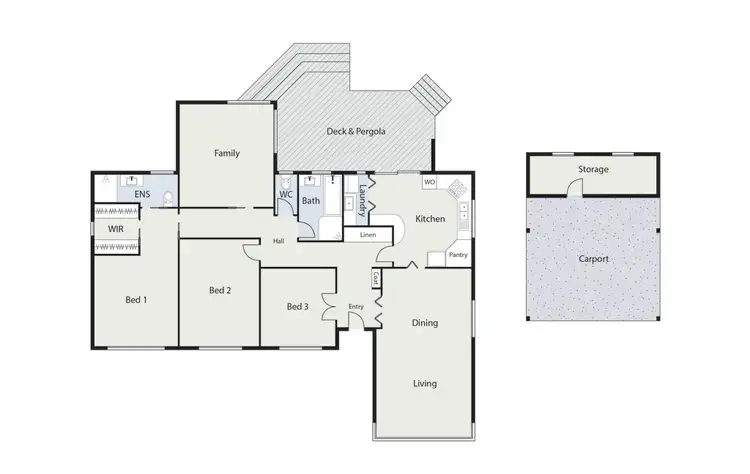 Floorplan of Homely house listing, 4 Arnhem Place, Red Hill ACT 2603