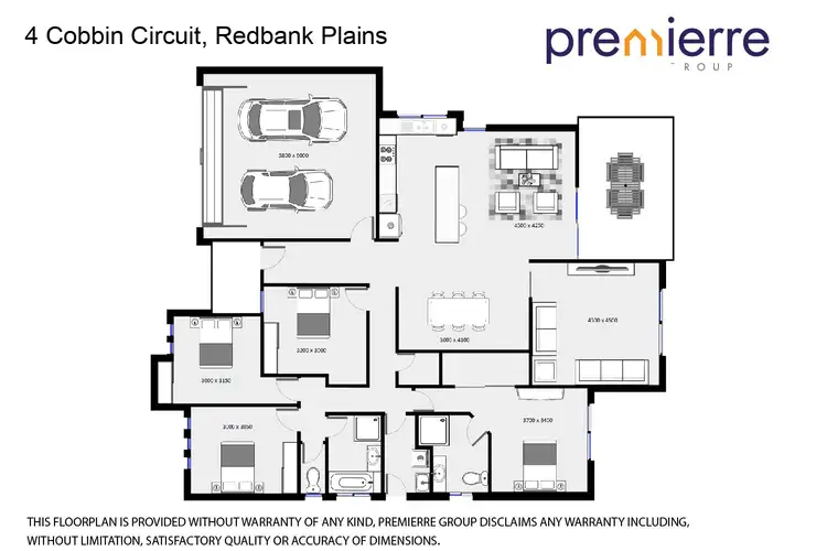 Floorplan of Homely house listing, 4 Cobbin Circuit, Redbank Plains QLD 4301