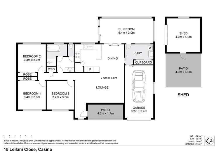 Floorplan of Homely house listing, 15 Leilani Close, Casino NSW 2470