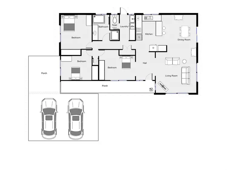 Floorplan of Homely house listing, 2 Jobson Court, Mildura VIC 3500