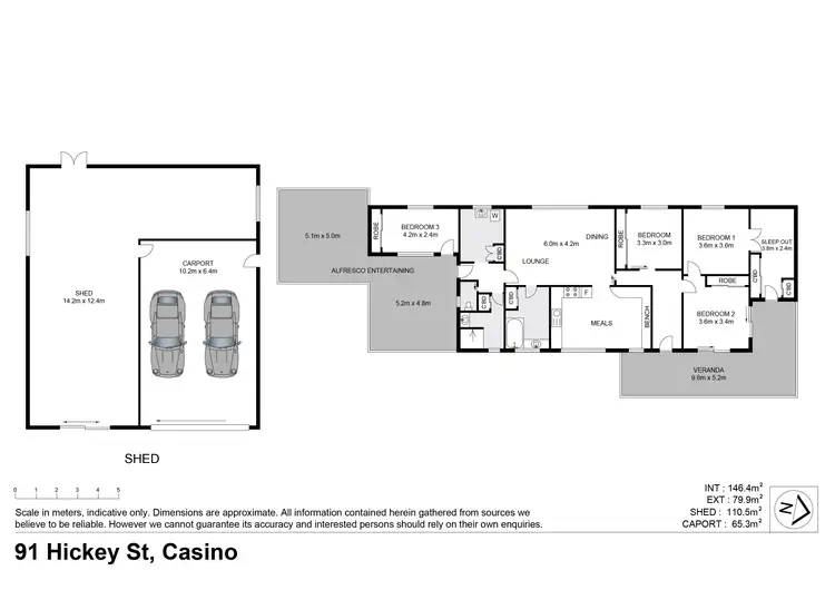 Floorplan of Homely house listing, 91 Hickey Street, Casino NSW 2470