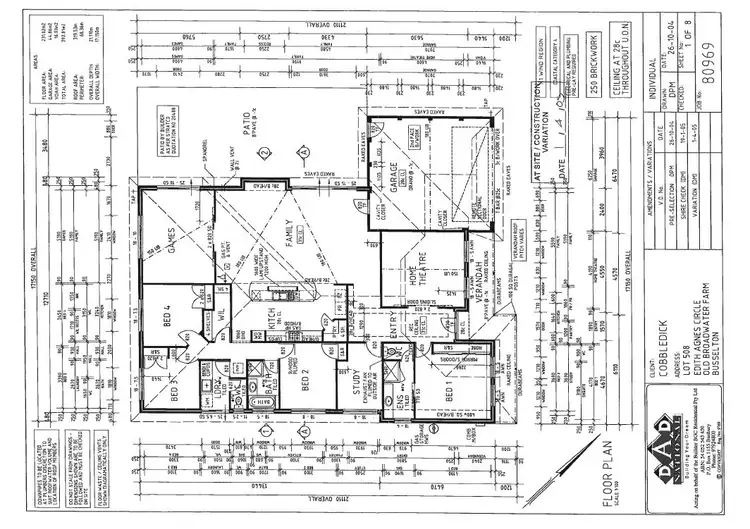 Floorplan of Homely house listing, 14 Edith Agnes Circle, West Busselton WA 6280