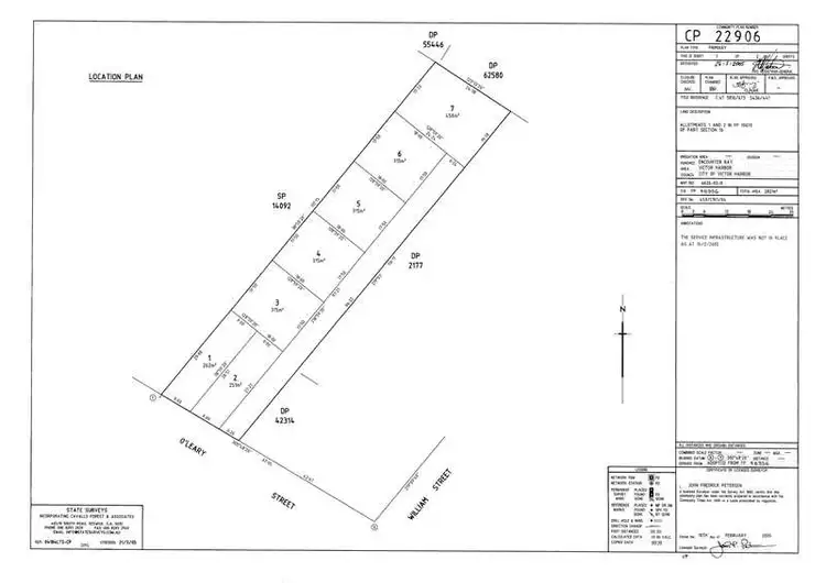 Floorplan of Homely land listing, 2-4 O'Leary Street, Victor Harbor SA 5211