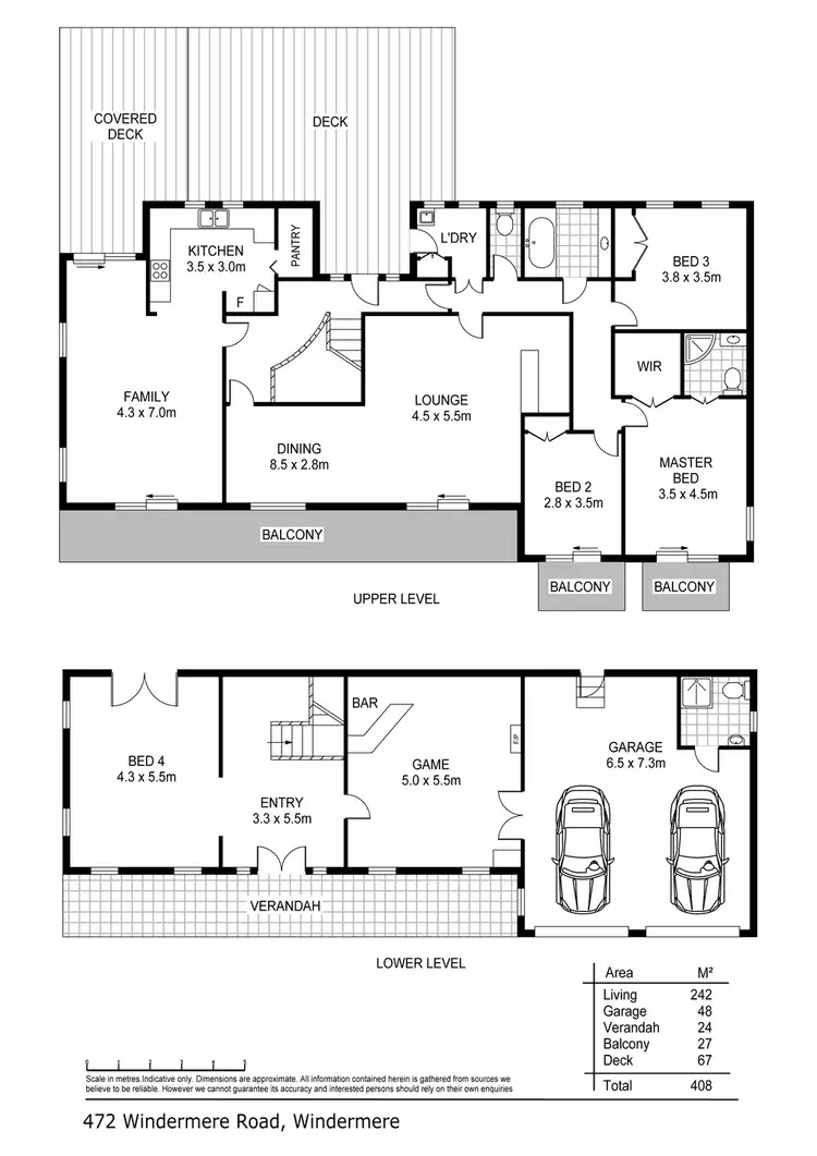 Floorplan of Homely house listing, 472 Windermere Road, Windermere TAS 7252
