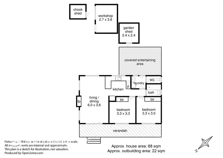 Floorplan of Homely house listing, 53 Bruny Island Main Road, Dennes Point TAS 7150