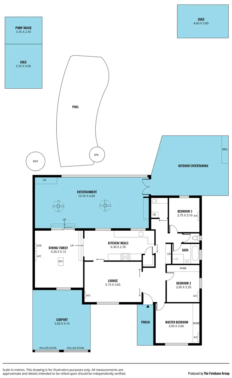 Floorplan of Homely house listing, 384 Honeypot Road, Huntfield Heights SA 5163