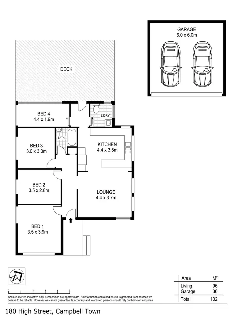 Floorplan of Homely house listing, 180 High Street, Campbell Town TAS 7210