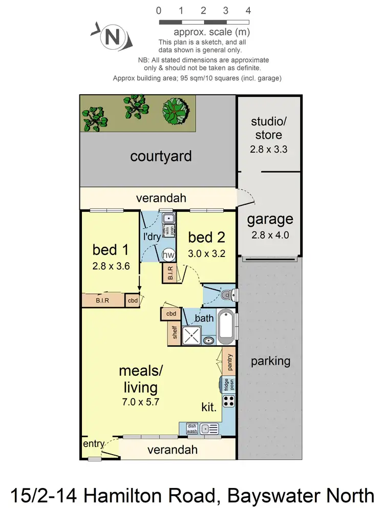 Floorplan of Homely house listing, 15/12-14 Hamilton Road, Bayswater North VIC 3153