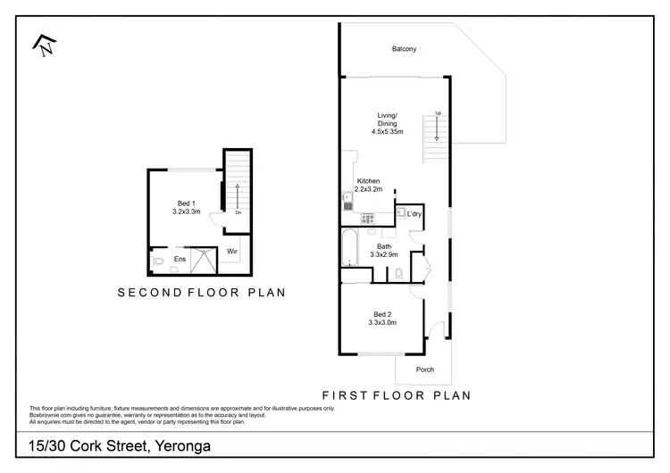 Floorplan of Homely unit listing, 15/30 Cork St, Yeronga QLD 4104