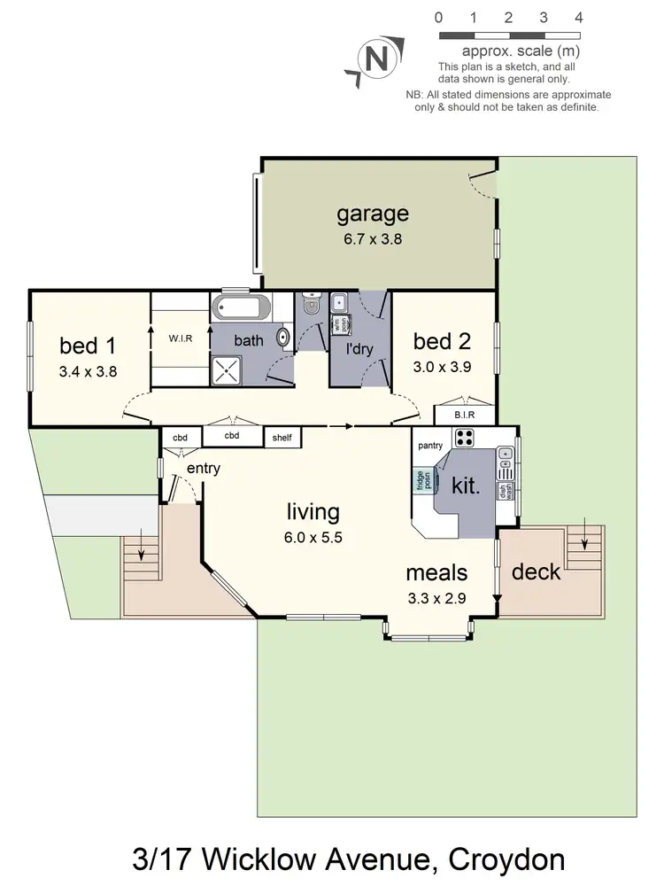 Floorplan of Homely unit listing, 3/17 Wicklow Avenue, Croydon VIC 3136