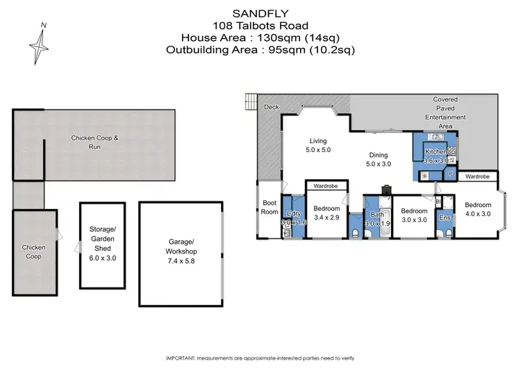 Floorplan of Homely house listing, 108 Talbots Road, Sandfly TAS 7150