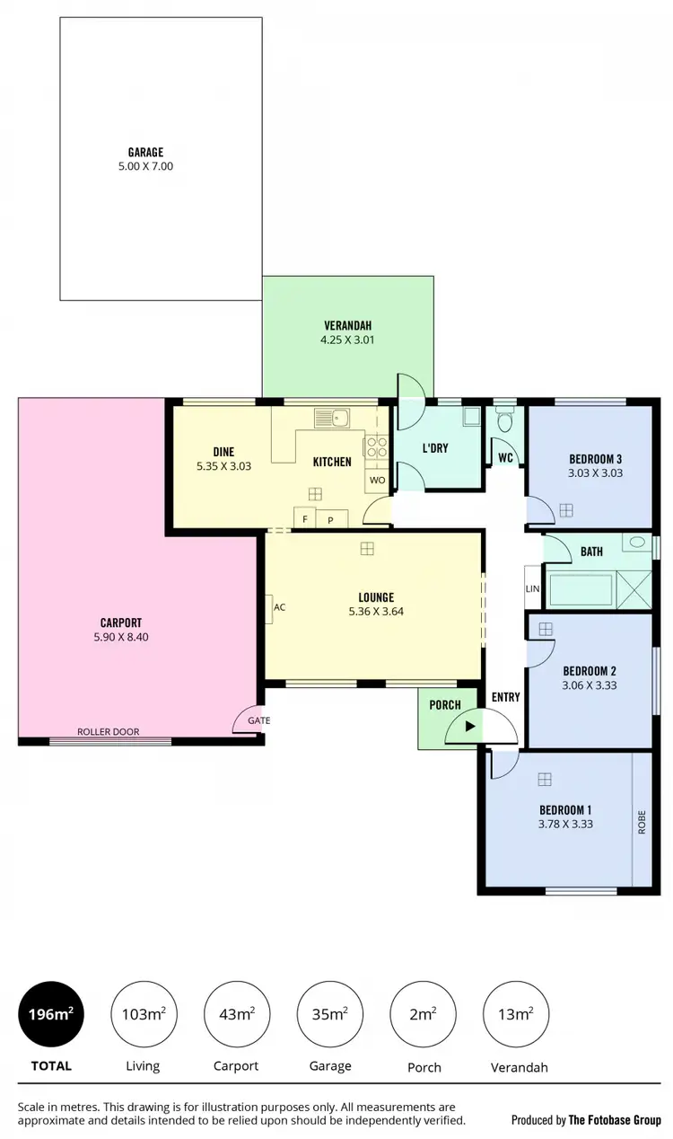 Floorplan of Homely house listing, 45 Weerana Road, Salisbury Plain SA 5109