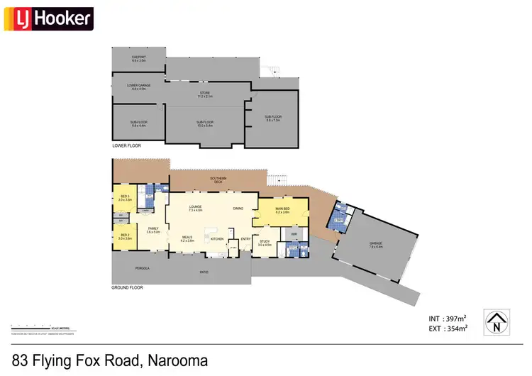 Floorplan of Homely house listing, 83 Flying Fox Road, Narooma NSW 2546