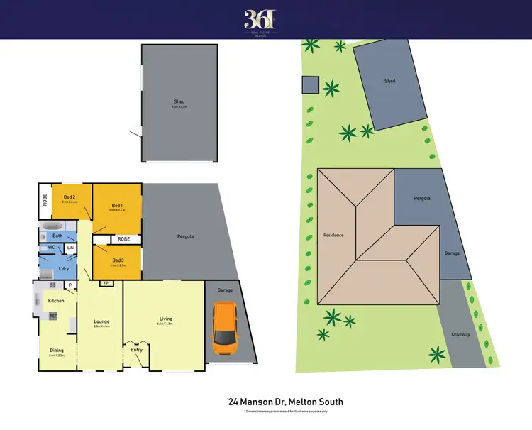 Floorplan of Homely house listing, 24 Manson Drive, Melton South VIC 3338