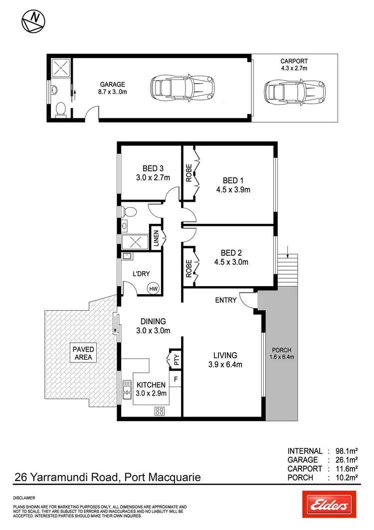 Floorplan of Homely house listing, 26 Yarramundi Road, Port Macquarie NSW 2444