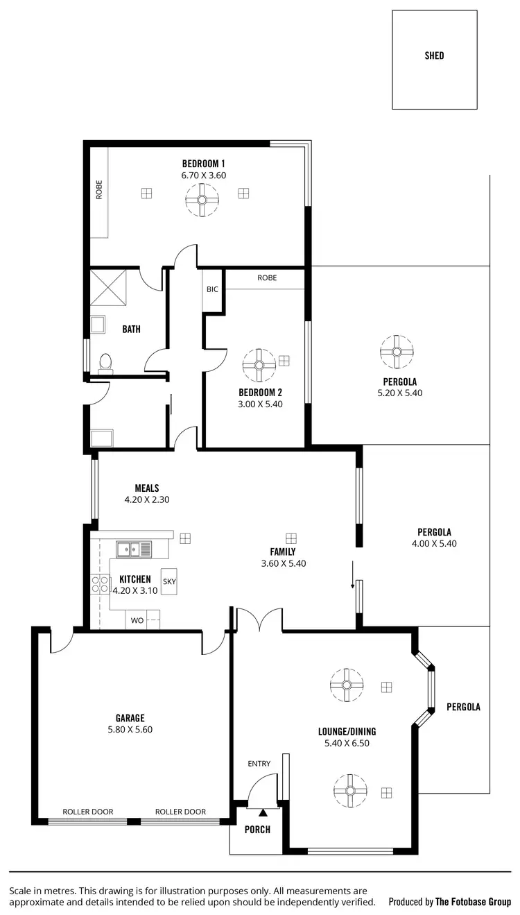Floorplan of Homely house listing, 4 Marbury Place, Salisbury Heights SA 5109