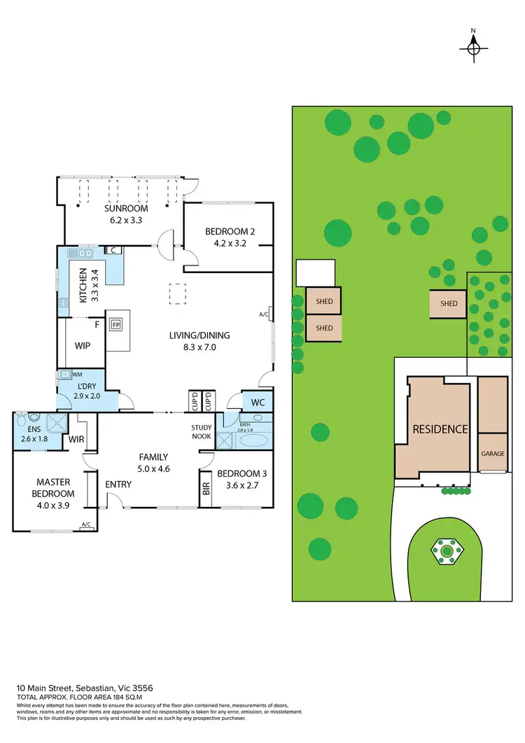Floorplan of Homely house listing, 10 Main Street, Sebastian VIC 3556