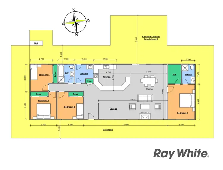 Floorplan of Homely rural property listing, 10 Stacey Drive, Taree NSW 2430