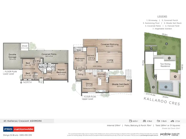 Floorplan of Homely house listing, 65 Kallaroo Crescent, Ashmore QLD 4214