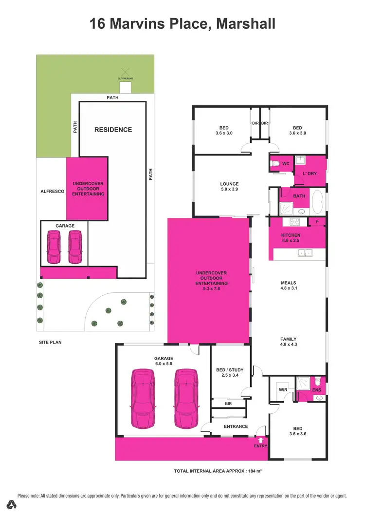 Floorplan of Homely house listing, 16 Marvins Place, Marshall VIC 3216