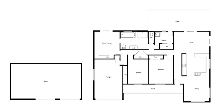 Floorplan of Homely house listing, 8 Blue Mountain Drive, Bluewater Park QLD 4818