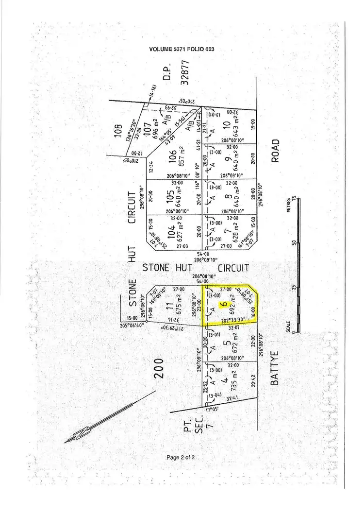 Floorplan of Homely land listing, 84 Battye Road, Encounter Bay SA 5211