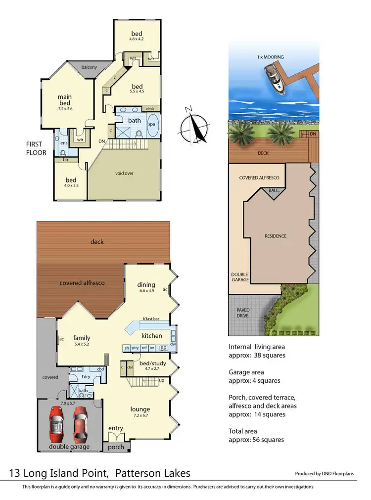 Floorplan of Homely house listing, 13 Long Island Point, Patterson Lakes VIC 3197