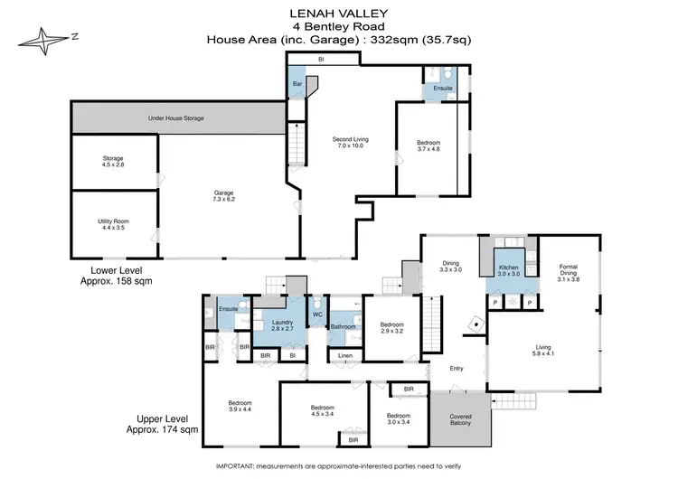 Floorplan of Homely house listing, 4 Bentley Road, Lenah Valley TAS 7008