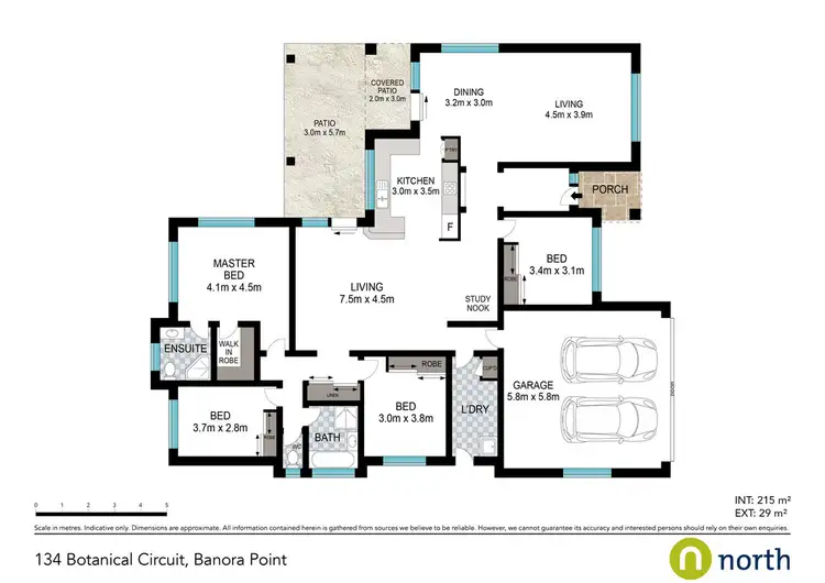 Floorplan of Homely house listing, 134 Botanical Circuit, Banora Point NSW 2486