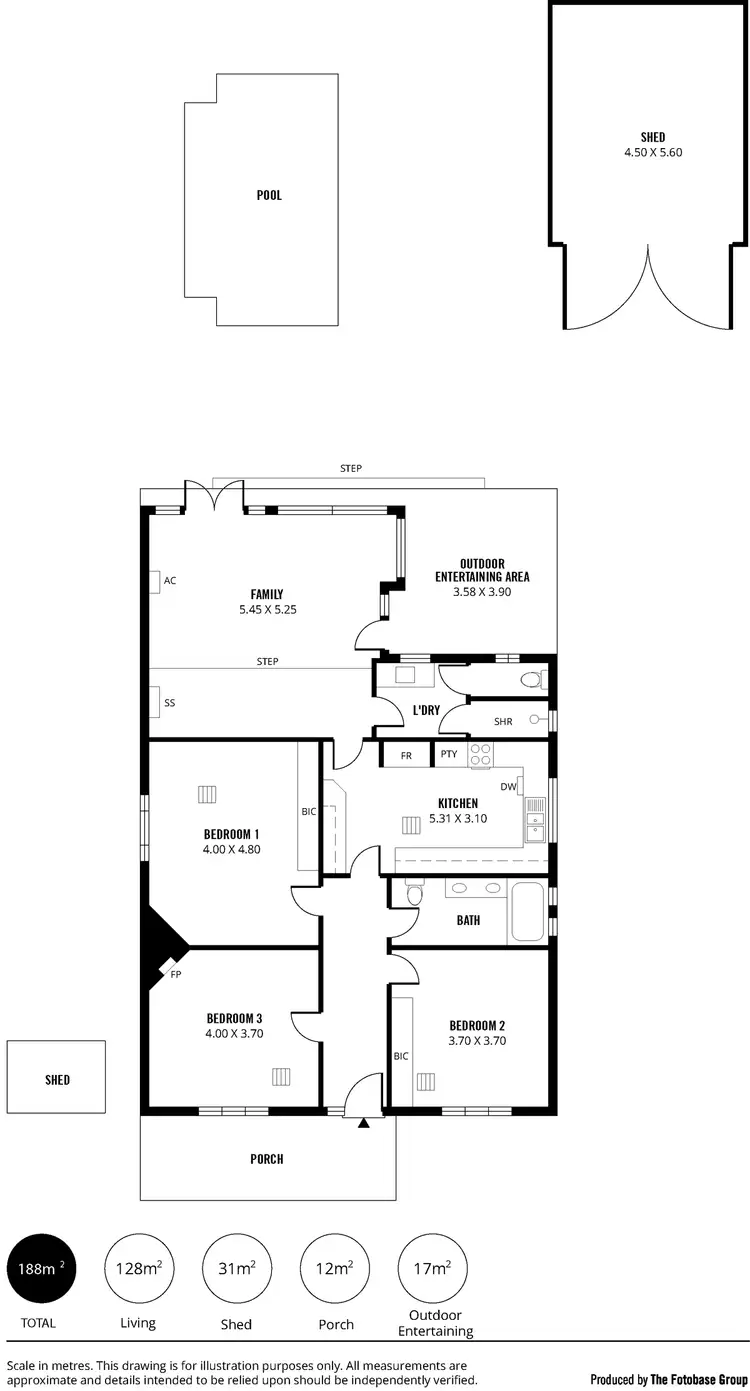 Floorplan of Homely house listing, 3 LINDSAY AVENUE, Myrtle Bank SA 5064