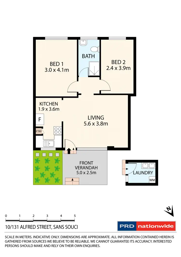 Floorplan of Homely unit listing, 10/131 Alfred Street, Sans Souci NSW 2219