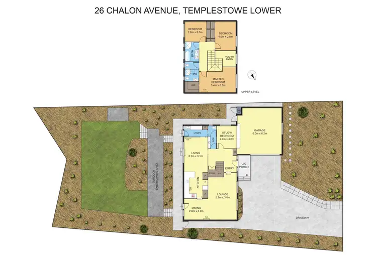 Floorplan of Homely house listing, 26 Chalon Avenue, Templestowe Lower VIC 3107