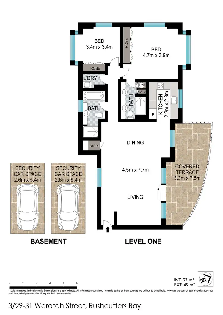 Floorplan of Homely apartment listing, 3/29 Waratah Street, Rushcutters Bay NSW 2011