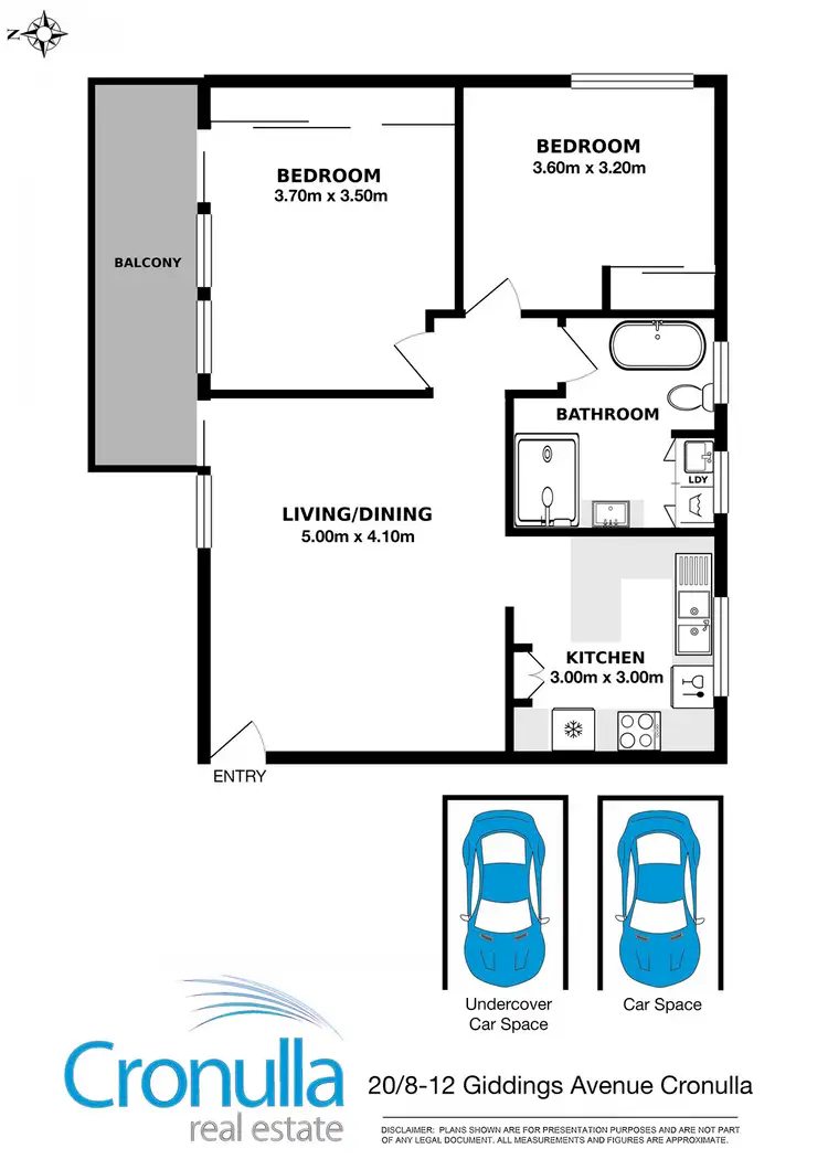 Floorplan of Homely apartment listing, 20/8-12 Giddings Avenue, Cronulla NSW 2230