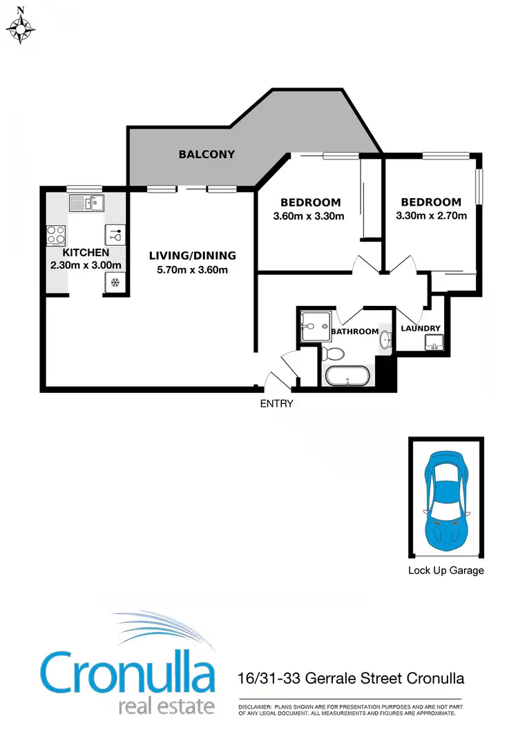 Floorplan of Homely apartment listing, 16/31-33 Gerrale Street, Cronulla NSW 2230