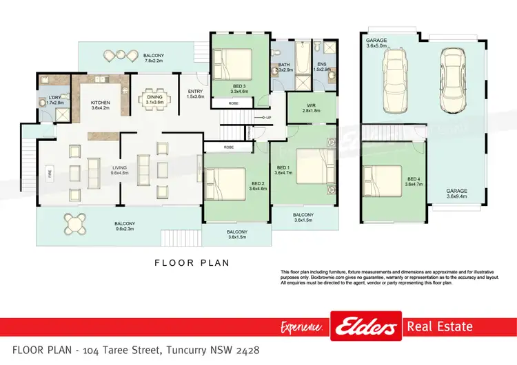 Floorplan of Homely house listing, 104 Taree Street, Tuncurry NSW 2428