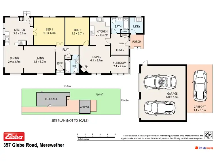 Floorplan of Homely house listing, 397 GLEBE ROAD, Merewether NSW 2291