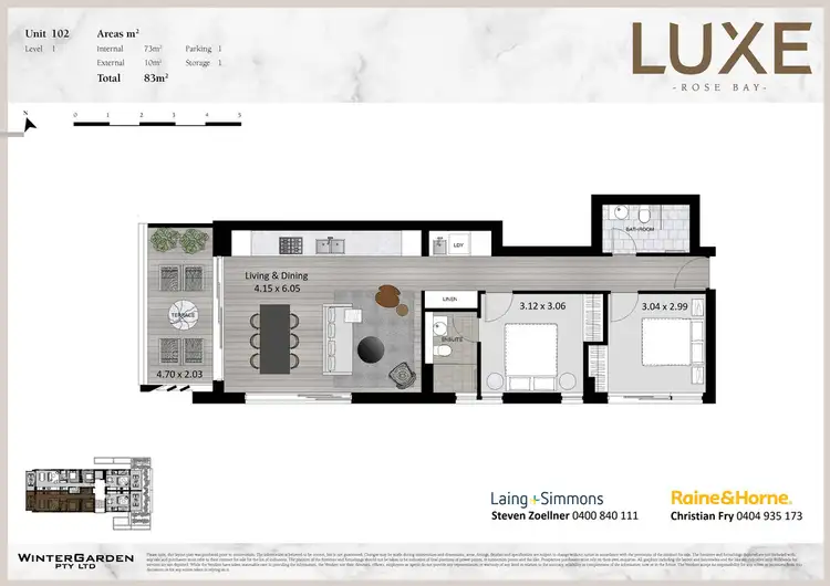 Floorplan of Homely apartment listing, 102/637-639 Old South Head Road, Rose Bay NSW 2029