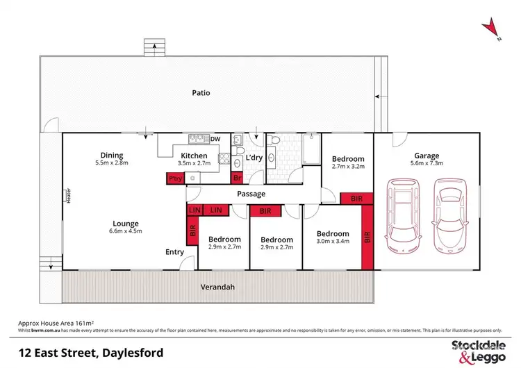 Floorplan of Homely house listing, 12 East Street, Daylesford VIC 3460