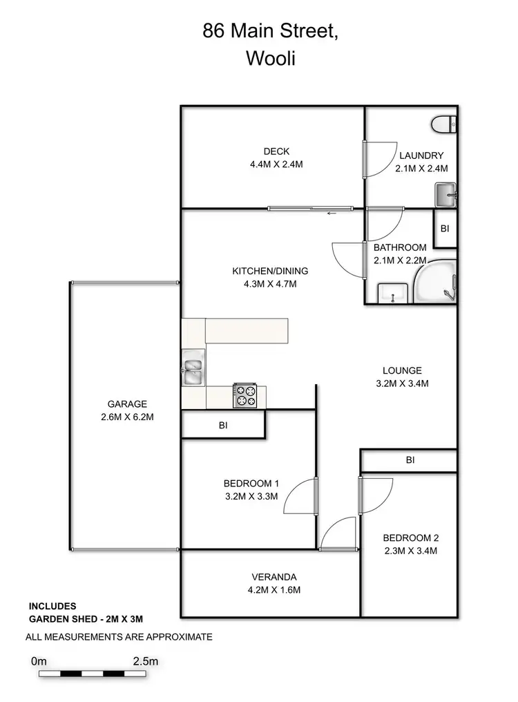 Floorplan of Homely house listing, 86 Main Street, Wooli NSW 2462