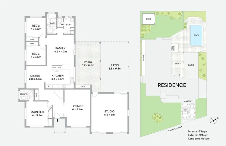 Floorplan of Homely house listing, 62 Eureka Crescent, Kirwan QLD 4817
