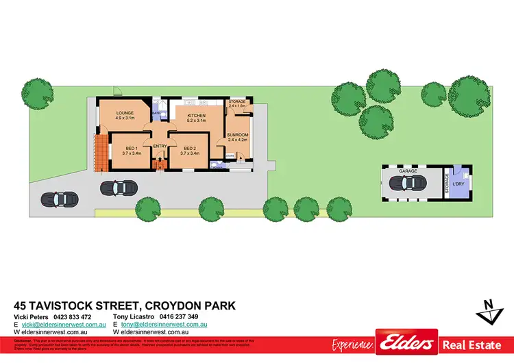 Floorplan of Homely house listing, 45 Tavistock Street, Croydon Park NSW 2133