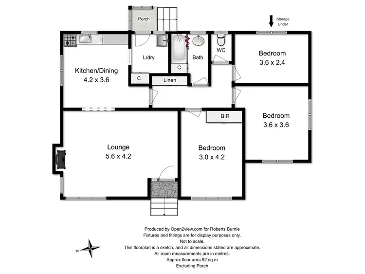 Floorplan of Homely house listing, 107 Stirling Street, Acton TAS 7320