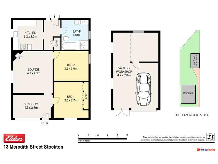 Floorplan of Homely house listing, 13 MEREDITH STREET, Stockton NSW 2295